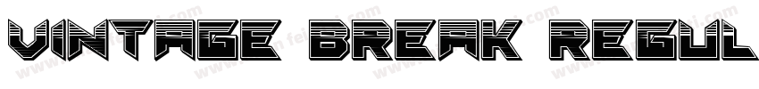 Vintage Break Regul字体转换